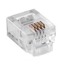 WTYK TELEF. MIKRO 6P 4C RJ12 /TEL0002/
