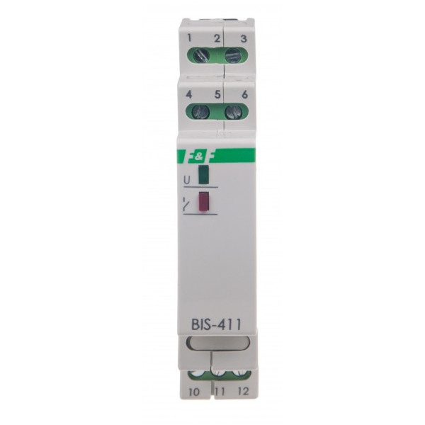 Przekaźnik bistabilny BIS-411 230V 16A, montaż na szynie DIN, F&F
