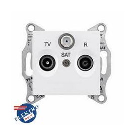 SDN3501321 GNIAZDO R/TV/SAT KOŃCOWE BIAŁE