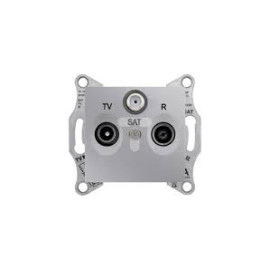 SDN3501460 GNIAZDO R/TV/SAT PRZELOTOWE ALUMINIUM