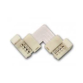 Szybkozłączka do taśm LED narożna 2pin-2pin 8mm IP20 obudowana ZB08-2PR