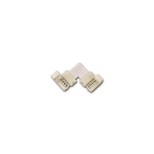 Szybkozłączka do taśm LED narożna 2pin-2pin 8mm IP20 obudowana ZB08-2PR