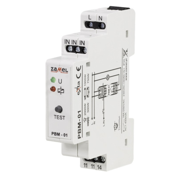 PBM-01 PRZEKAŹNIK BISTABILNY 230V AC NA SZYNĘ