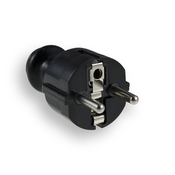 Wtyczka prosta z uziemieniem, 16A, WT-30-2 Elgotech