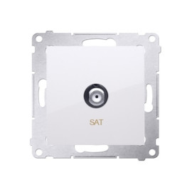 DASF1.01/11 GNIAZDO SAT 1x (MODUŁ) BIAŁY S54