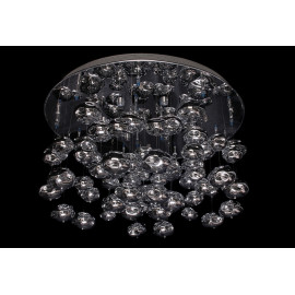 Plafon okrągły 12xG4(max 12x20w+ 15 led )chrom Oxy 3770/15+12 Sinus