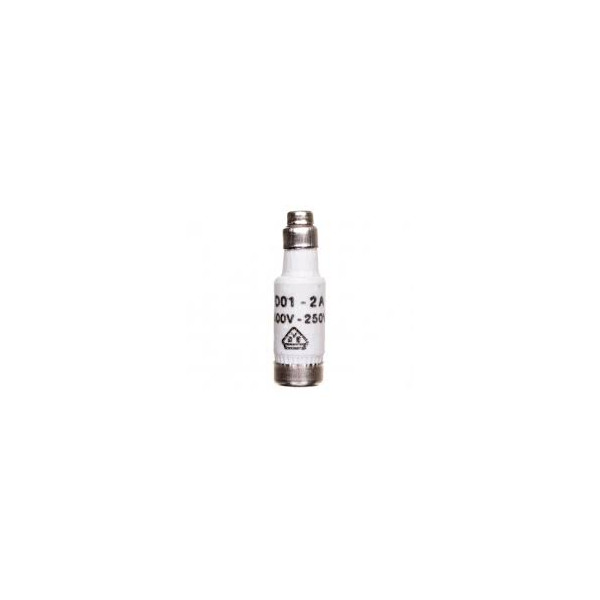Wkładka bezpiecznikowa D01 2A gG 400V AC/250V DC E14 002211001