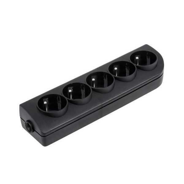 GN-50-2  GNIAZDO NOWE 5X2P+Z CZARNE