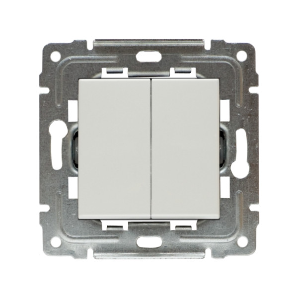 4504 15 ŁĄCZNIK ŚWIECZNIKOWY 16AX, 250V~ DANTE: BIAŁY