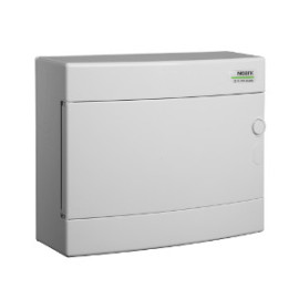 Rozdzielnica natynkowa 1x12 IP40 białe drzwi - PNS 12W 101505 Noark