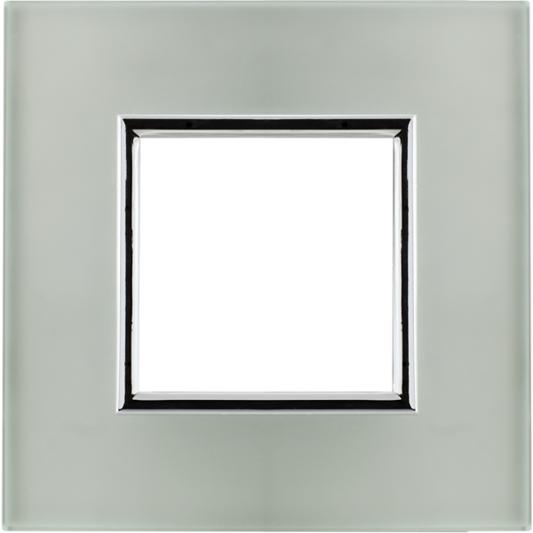 4504 181 RAMKA SZKŁO 1X PEARL GLASS białe redukcje