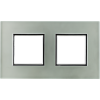 4504 182 RAMKA SZKŁO 2X PEARL GLASS białe redukcje