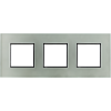4504 183 RAMKA SZKŁO 3X PEARL GLASS białe redukcje