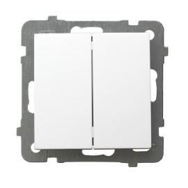 ŁP-10G/m/00 ŁĄCZNIK SCHODOWY PODWÓJNY BIAŁY AS