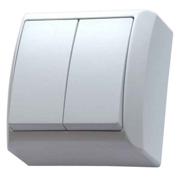 ŁN-2B/00 łącznik świecznikowy N/T, biały, BIS