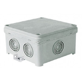 Puszka naścienna 55 x 93 x 93 mm z dławicą zintegrowaną, samozatrzaskowa, seria Fastbox - N90x90F Simet