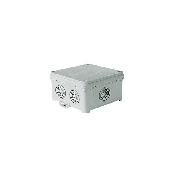 Puszka naścienna 55 x 93 x 93 mm z dławicą zintegrowaną, samozatrzaskowa, seria Fastbox - N90x90F Simet