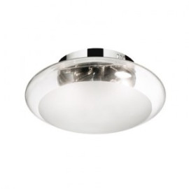 Plafon okrągły 1x60w e27chrom/clear SMARTIES pl1d33 35543