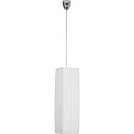 Lampa wisząca 1 płomienna 1xe27(max25w)biała Lares I B 4675 Nowodvorski