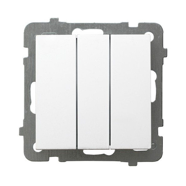 ŁP-13G/m/00 ŁĄCZNIK POTRÓJNY BIAŁY  AS