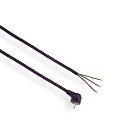 Przewód przyłączeniowy 1,5m GUMA 3x2,5 z wtyczką, PZ2,5-01.5-G Elgotech