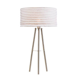 Lampa stołowa 1xe27(max60w)beżowa,stal SKEPHULT 104887 Markslojd