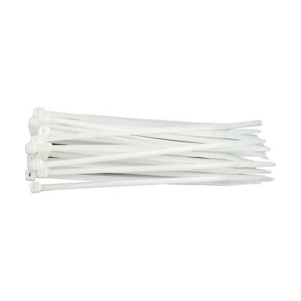 OPASKA ZACISKOWA 150X3,6 (GT-150IC) BIAŁA - op. 100szt.
