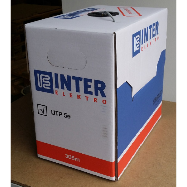 UTP kat.5 4x2x0.5 MB kabel teleinformatyczny 155MHz  BITNER karton UTP4PIE 305mb IE  