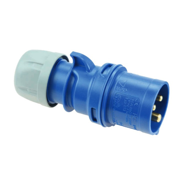 Wtyczka przenośna 16A 2P+Z 230V IP44 - 013-6 „Shark“ PCE