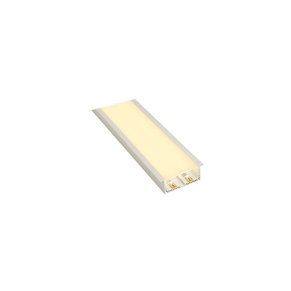 SLV213504 GLENOS ALU RECESSED PROFILE Z POKRYWĄ ALU ANOD.1m