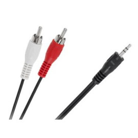 PRZEWÓD POŁ. JACK 3,5-2RCA 1,8M CABLETECH KPO3952-1,8