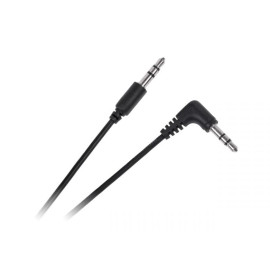Kabel JACK 3.5 wtyk - JACK 3.5 wtyk 0.5m kątowo-prosty Cabletech standard /KPO3965-0,5/