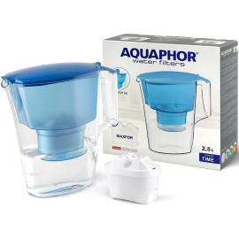 Dzbanek filtrujący Aquaphor TIME niebieski 2,5l + 1 wkład B100-25 