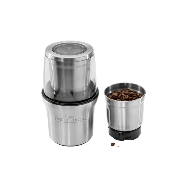 cla PC młynek KSW 1021 2 młynki, kawa,orzechy,zioła,  inox ,200W   [102123]