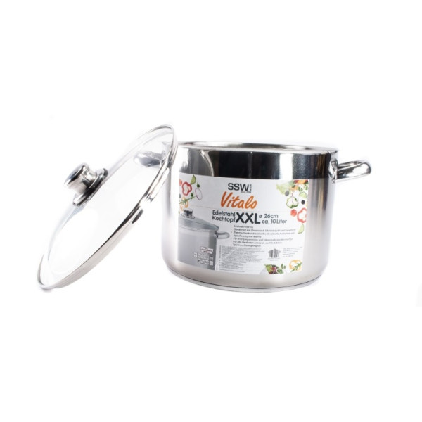 Garnek XXL 26cm 10L SSW
