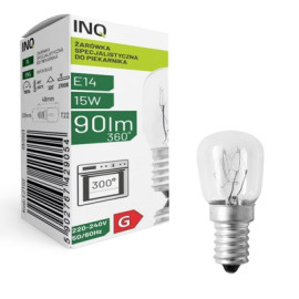 Żarówka piekarnikowa E14 - 300st.C 15W 230V E14 T22 - ZT02 INQ