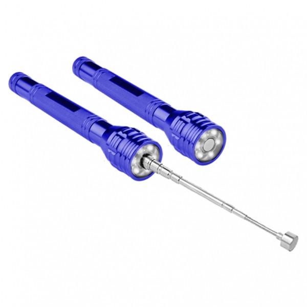 Latarka teleskopowa LED C03-BJ-TX00 + z magnesem na wysięgniku CZARNA