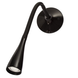 Kinkiet LED CLARIO czarny 5W 3000K (ciepło-biała) 6xSMD LED  