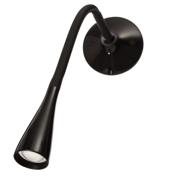 Kinkiet LED CLARIO czarny 5W 3000K (ciepło-biała) 6xSMD LED  