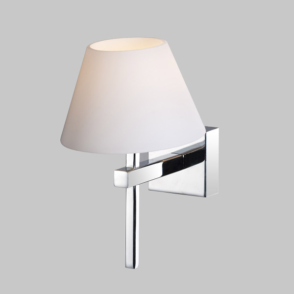 Kinkiet 1 płomienny 1xg9(max28W)Chrom,biały Melvin MB12021010-1A Italux