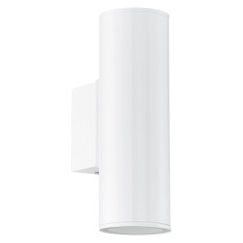 Kinkiet ogrodowy 2xgu10(max 2x3w )led biały góra+dół Riga 94101 Eglo