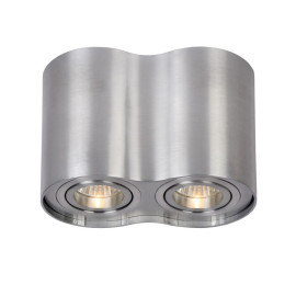 Oprawa natynkowa tuba GU10x2 srebrny aluminium TUBESPOT H12cm 22952/02/12 LUC