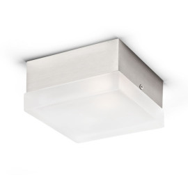 Plafon kwadratowy 1xE27 (max40W) stal/szkło, 13x13x6,7cm - Astonish 10222 Redlux