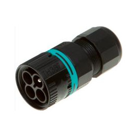 WTYCZKA ZŁĄCZKI X-DRY 4P D7-12 IP68 THB.387.A4A  TEETUBE