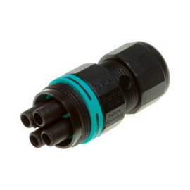 GNIAZDO ZŁĄCZKI X-DRY 4P D7-12 IP68 THB.387.B4A TEETUBE