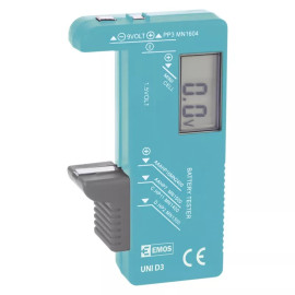 N0322 Uniwersalny tester baterii z wyświetlaczem