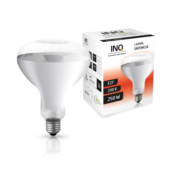 Promiennik podczerwieni "kwoka" 250W E27 R125 clear - PR04 INQ