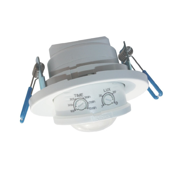 Czujnik ruchu 360st. do montażu p/t - 800W, IP20, zasięg 6m, biały - SES04WH-A Bemko