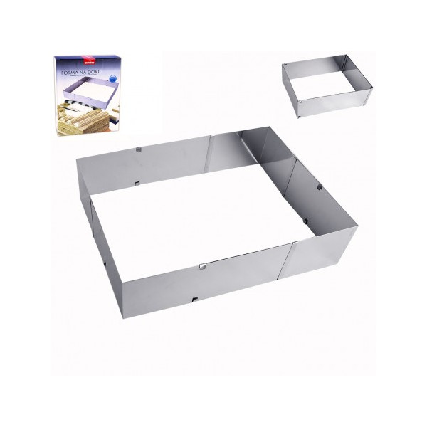 Forma do pieczenia regulowana stalowa 24-46x20-38cm