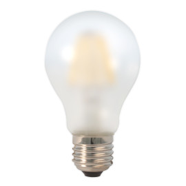 Żarówka LED E27 8W (zamiennik 68W) 940lm - A60 230V 2700K (ciepło-biała) filament matowa - LED-2765 HELIOS